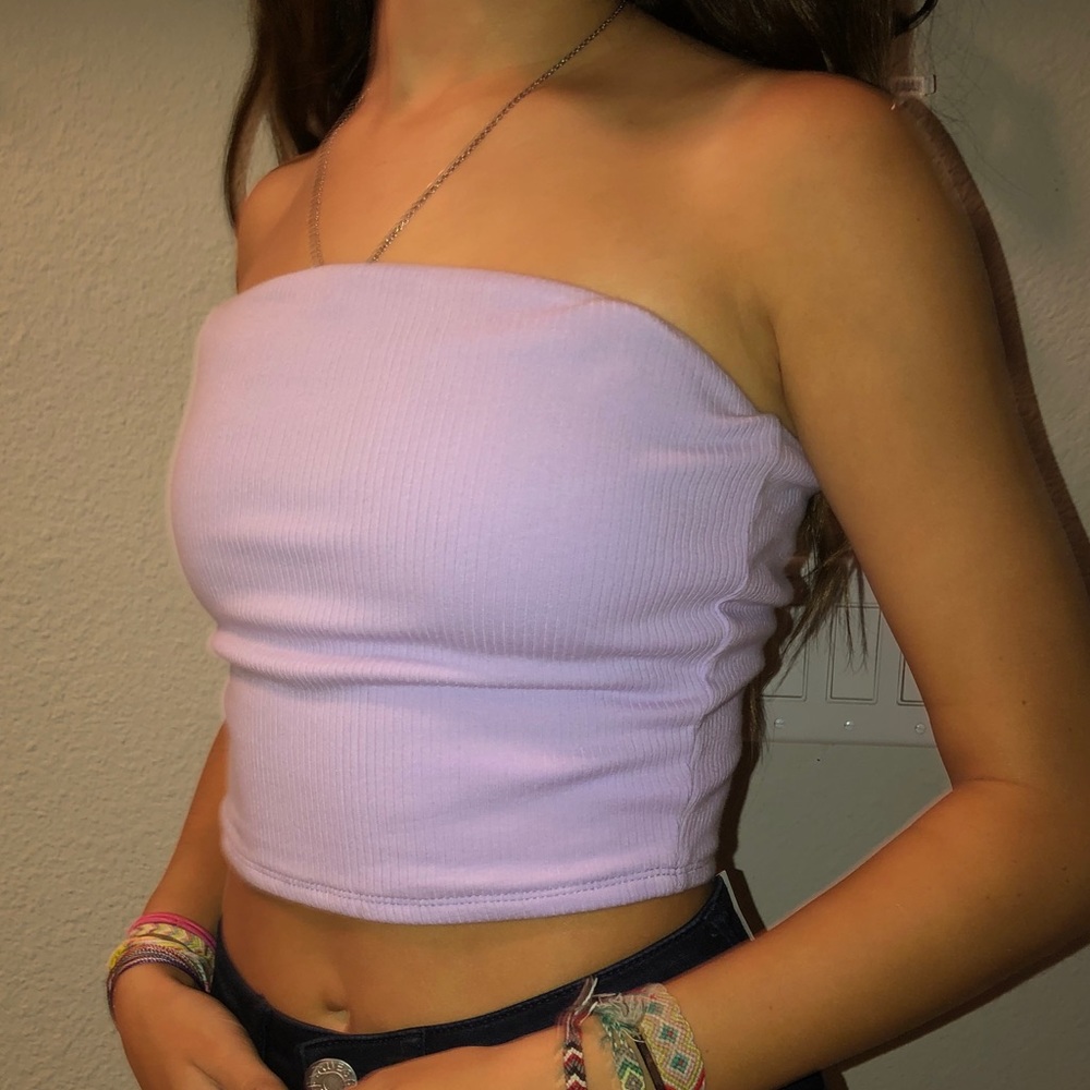 Purple tube top